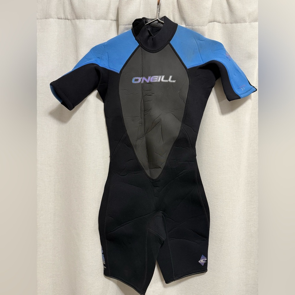 O'Neill Womens Black and Blue Bodysuit